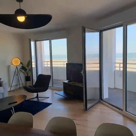 L'opaline - Vue Plage-mer-digue-wifi-netflix-parking Abrite Apartman Dunkirk
