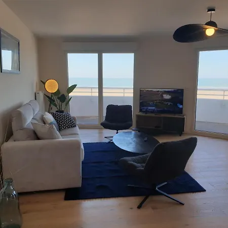 L'opaline - Vue Plage-mer-digue-wifi-netflix-parking Abrite Apartment *