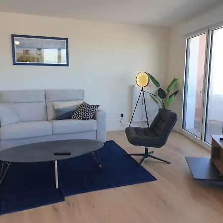 L'opaline - Vue Plage-mer-digue-wifi-netflix-parking Abrite * ダンケルク