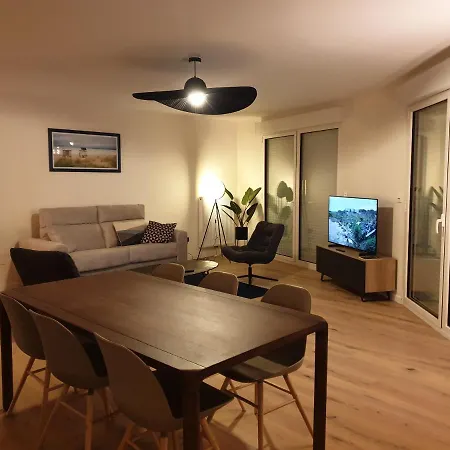 L'opaline - Vue Plage-mer-digue-wifi-netflix-parking Abrite